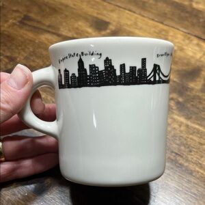 Skyline Mug with Black Design